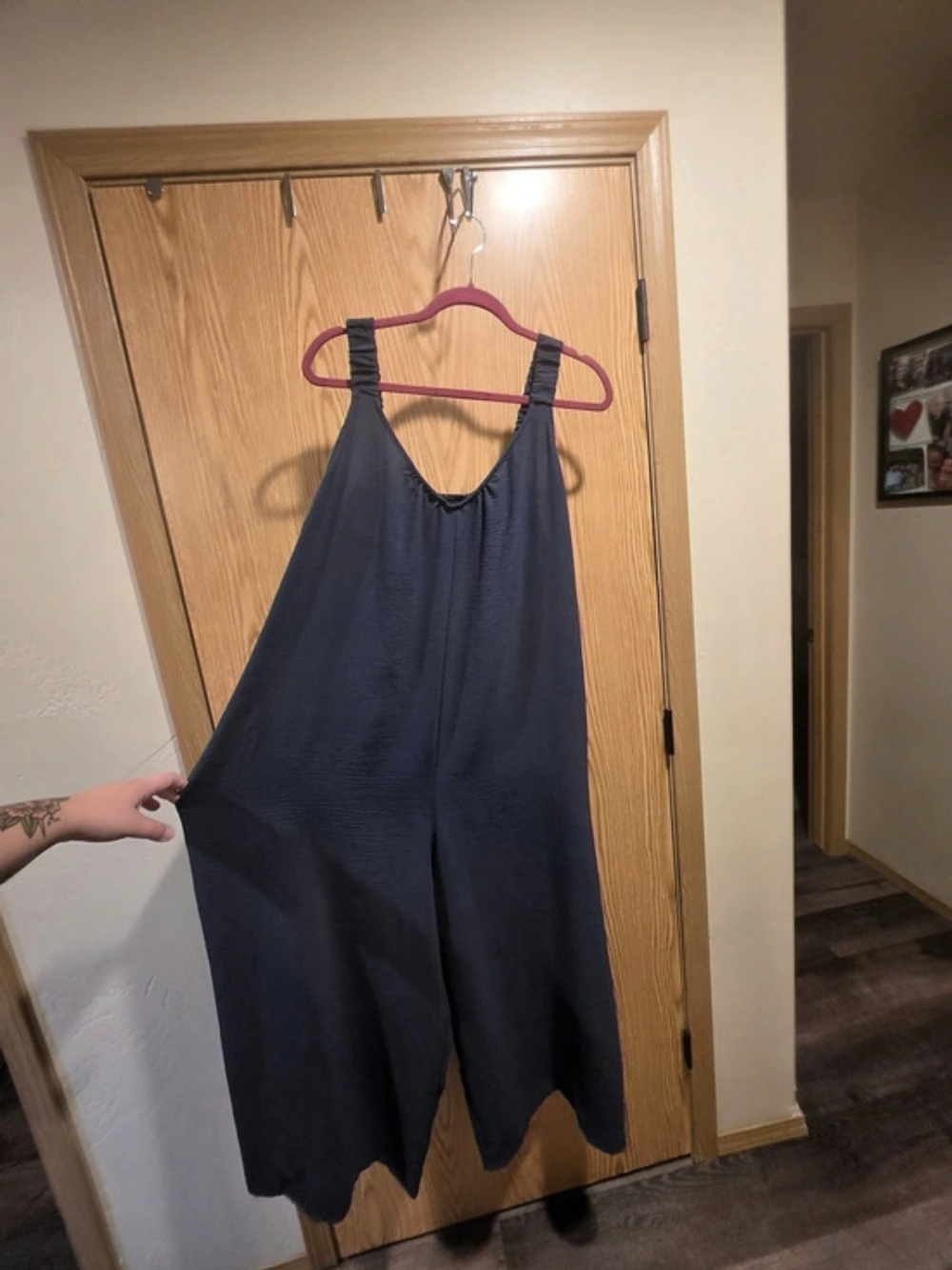 Maurices Wide Leg Jumpsuit in Blue, Size 2X